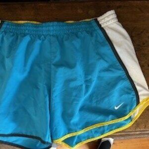 Nike Dri-FIT Running Shorts Womens  M Blue Athletic Lightweight Sporty